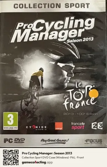 Pro Cycling Manager: Season 2013 Computer, PAL box front