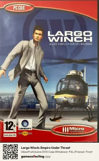 Largo Winch: Empire Under Threat Computer, France box front