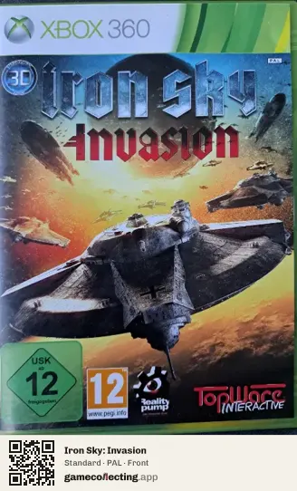 Iron Sky: Invasion Xbox 360, PAL box front