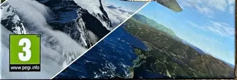 Microsoft Flight Simulator, the PEGI square on its front