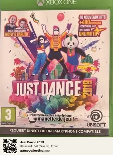 Just Dance 2019 Xbox One, France box front