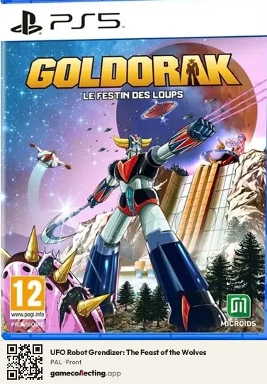 UFO Robot Grendizer: The Feast of the Wolves PlayStation 5, PAL box front