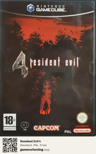 Resident Evil 4 Nintendo GameCube, PAL box front