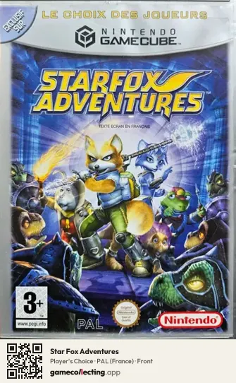 Star Fox Adventures Nintendo GameCube, France box front