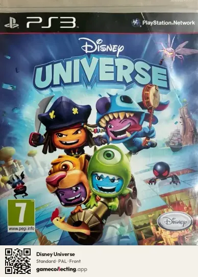 Disney Universe PlayStation 3, PAL box front