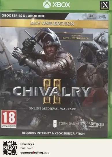 Chivalry 2 Xbox One, PAL box front