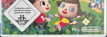 Animal Crossing: City Folk, the USK square on its front