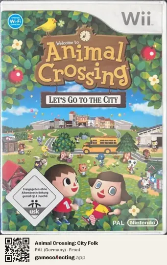 Animal Crossing: City Folk Nintendo Wii, Germany box front