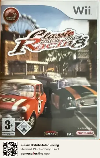 Classic British Motor Racing Nintendo Wii, Germany box front