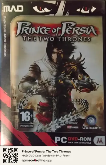 Prince of Persia: The Two Thrones Computer, PAL box front
