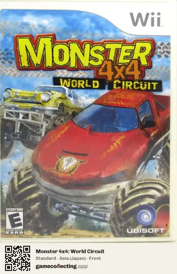 Monster 4x4: World Circuit Nintendo Wii, Japan box front