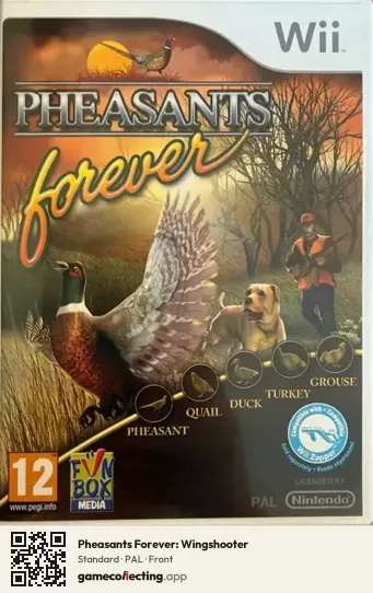 Pheasants Forever: Wingshooter Nintendo Wii, PAL box front