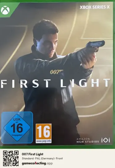 007 First Light Xbox Series X, Germany box front