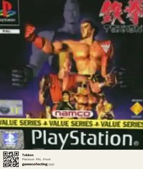 Tekken PlayStation, PAL box front