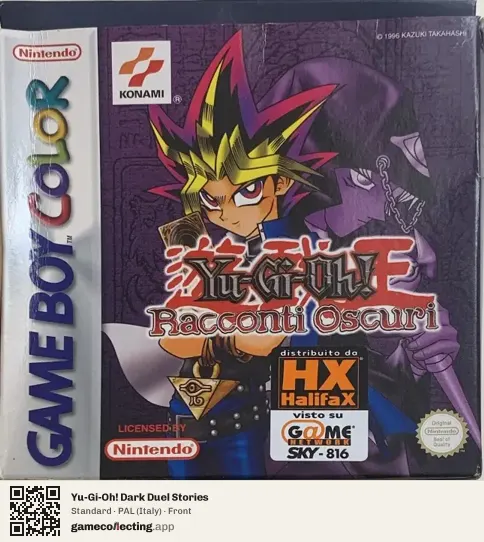 Yu-Gi-Oh! Dark Duel Stories Game Boy Color, Italy box front