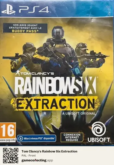 Tom Clancy's Rainbow Six Extraction PlayStation 4, PAL box front