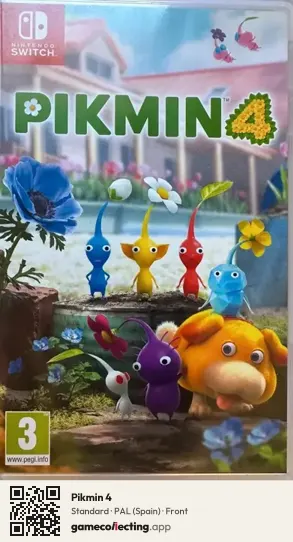 Pikmin 4 Nintendo Switch, Spain box front