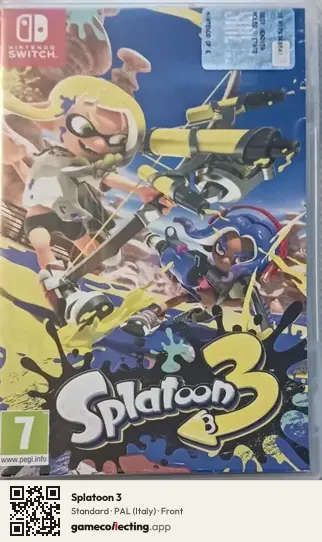 Splatoon 3 Nintendo Switch, Italy box front