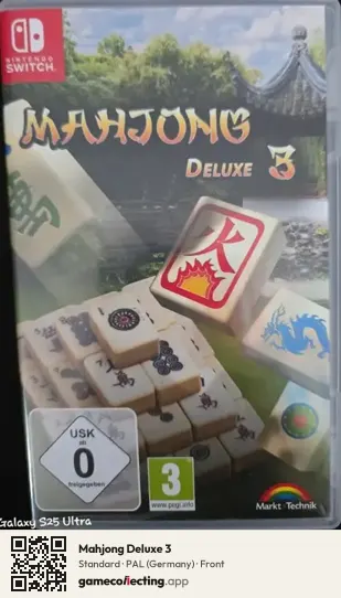 Mahjong Deluxe 3 Nintendo Switch, Germany box front