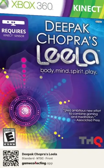 Deepak Chopra's Leela Xbox 360, NTSC box front