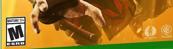 Mortal Kombat 11, the ESRB box on its front
