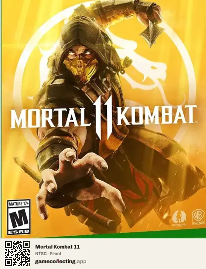 Mortal Kombat 11 Xbox One, NTSC box front