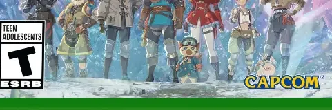 Monster Hunter Stories 3: Twisted Reflection, the ESRB box on its front
