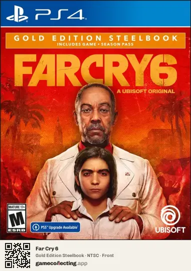 Far Cry 6 PlayStation 4, NTSC box front