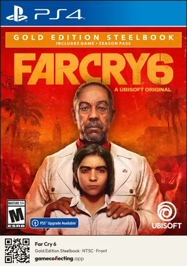 Far Cry 6 PlayStation 4, NTSC box front