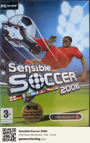 Sensible Soccer 2006 Computer, PAL box front