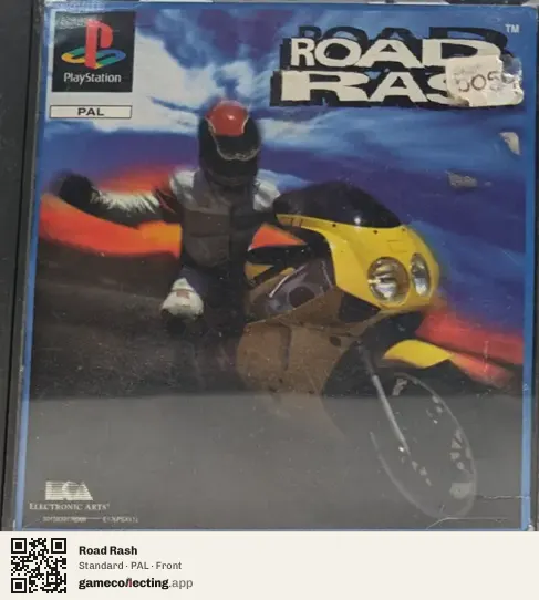 Road Rash PlayStation, PAL box front