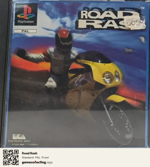 Road Rash PlayStation, PAL box front