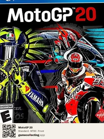MotoGP 20 PlayStation 4, NTSC box front