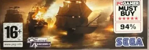Empire: Total War, the PEGI square on its front
