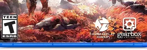 Godfall, the ESRB box on its front