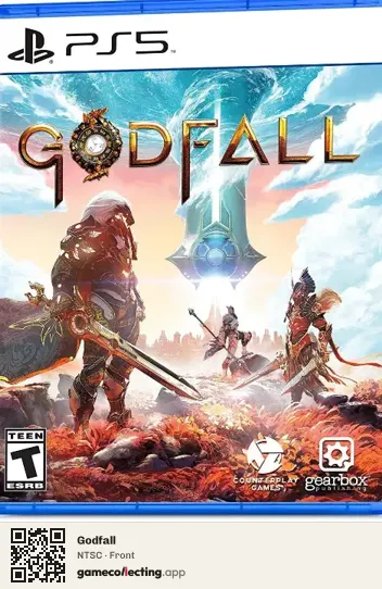 Godfall PlayStation 5, NTSC box front