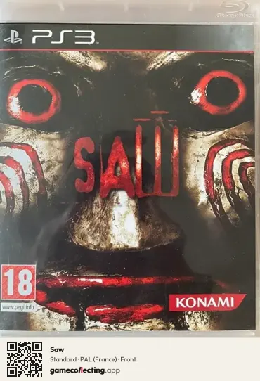 Saw PlayStation 3, France box front