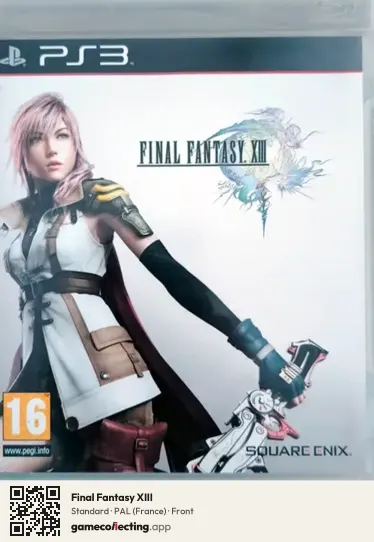 Final Fantasy XIII PlayStation 3, France box front