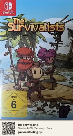The Survivalists Nintendo Switch, Germany box front