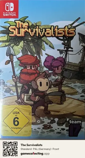 The Survivalists Nintendo Switch, Germany box front