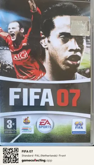 FIFA 07 PlayStation Portable, Netherlands box front