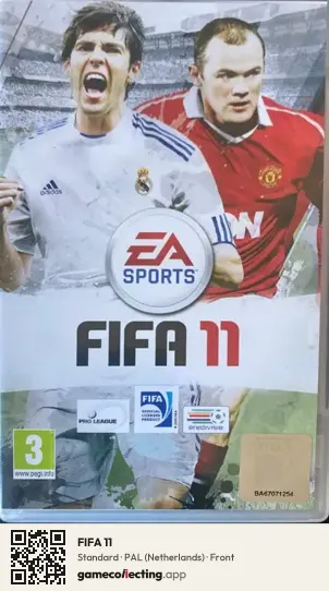 FIFA 11 PlayStation Portable, Netherlands box front