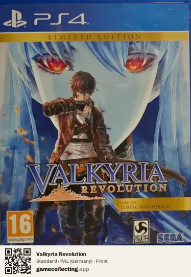 Valkyria Revolution PlayStation 4, Germany box front