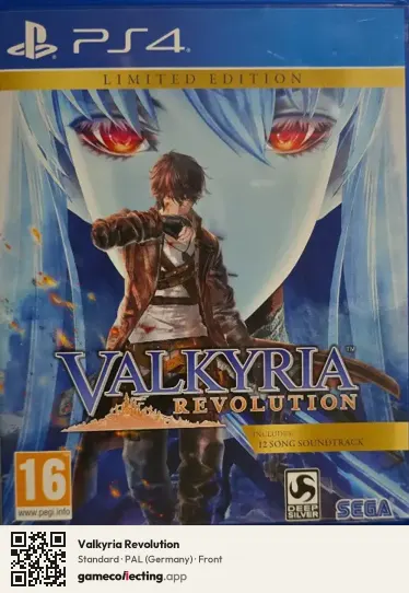 Valkyria Revolution PlayStation 4, Germany box front