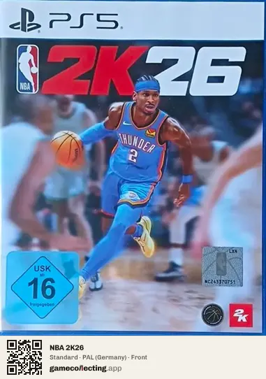 NBA 2K26 PlayStation 5, Germany box front