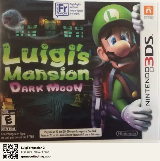 Luigi's Mansion 2 Nintendo 3DS, NTSC box front