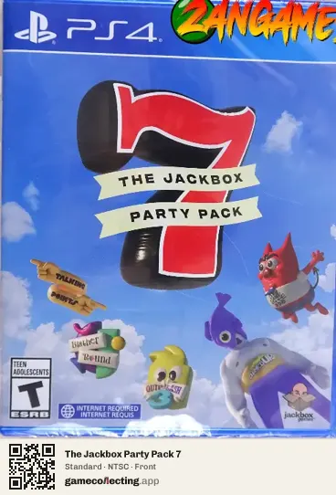 The Jackbox Party Pack 7 PlayStation 4, NTSC box front