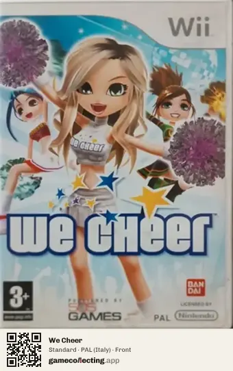 We Cheer Nintendo Wii, Italy box front