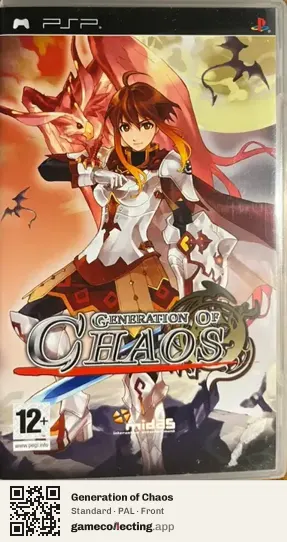 Generation of Chaos PlayStation Portable, PAL box front