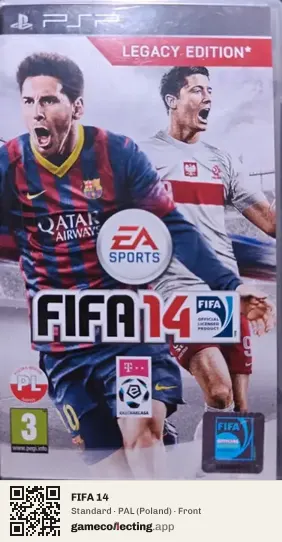 FIFA 14 PlayStation Portable, Poland box front